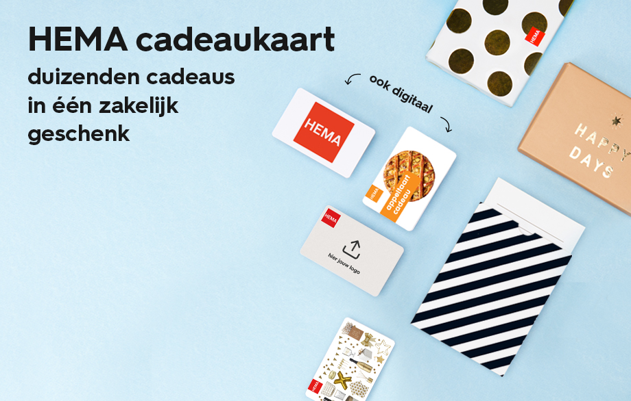 Cadeaukaarten Zakelijk Banner